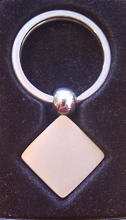 Schlüsselanhänger Viereck - zum Schließen ins Bild klicken